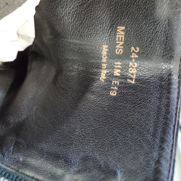 Men’s Johnston & Murphy Navy Blue Suede Dress Boot US 11 - Picture 3 of 4